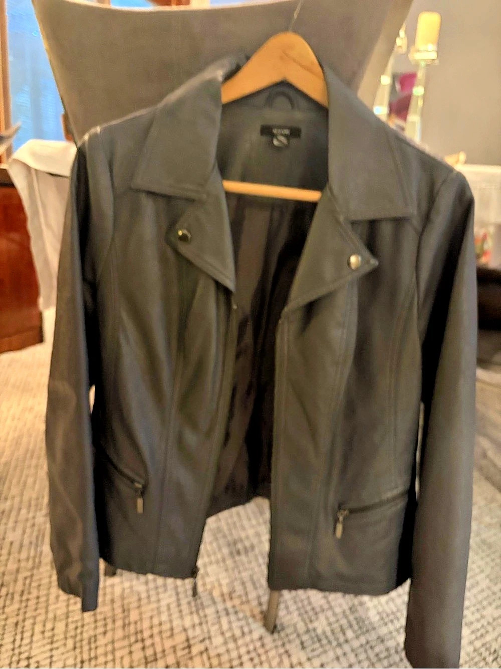 Alfani Black Moto Jacket